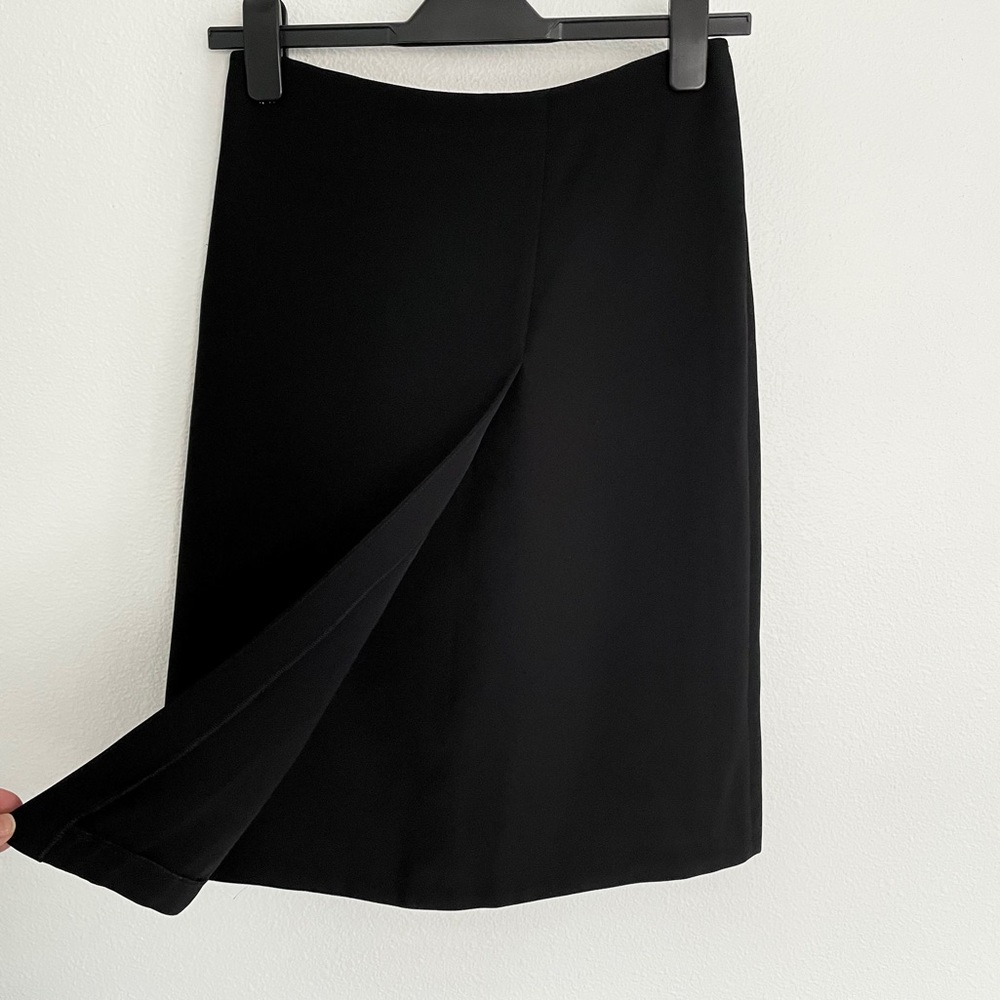 Vintage 80’s Emporio Armani Black Wrap Style Skirt